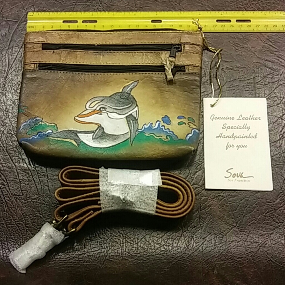 New Sova hand painted bag